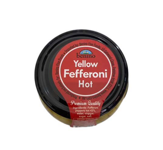 Benino yellow fefferoni hot