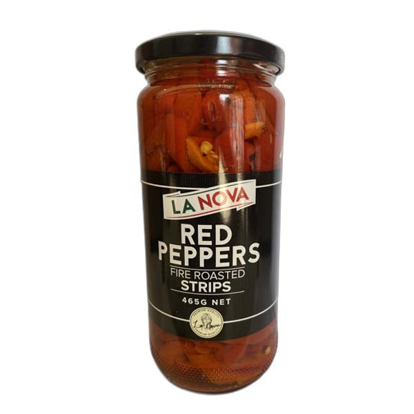 La nova red peppers fire roasted strips