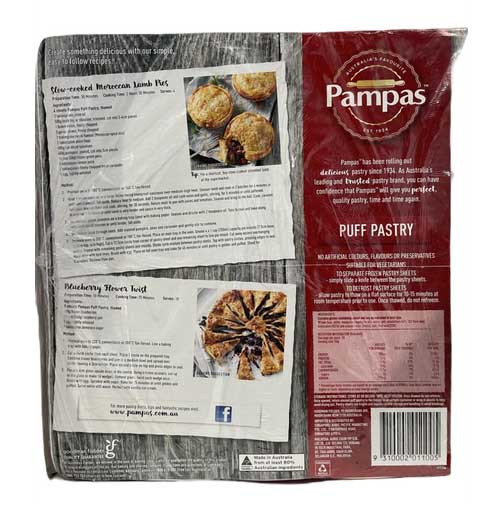 Pampas Puff Pastry 6 Sheets