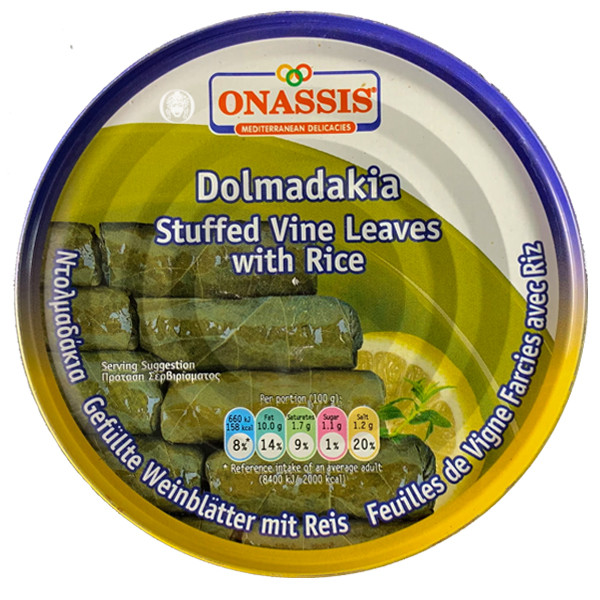 ONASSIS – Dolmades Stuffed w Rice 280gr
