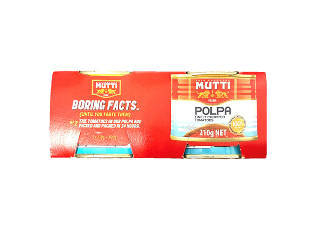 Mutti polpa twin pack 2x210ml