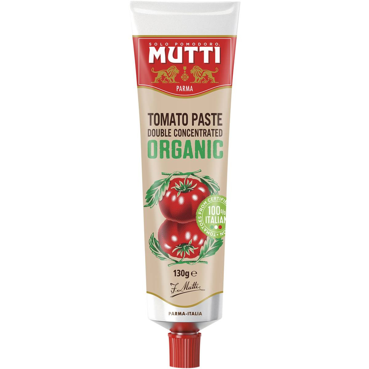 Mutti Organic Tomato Paste Double Concentrated 130g