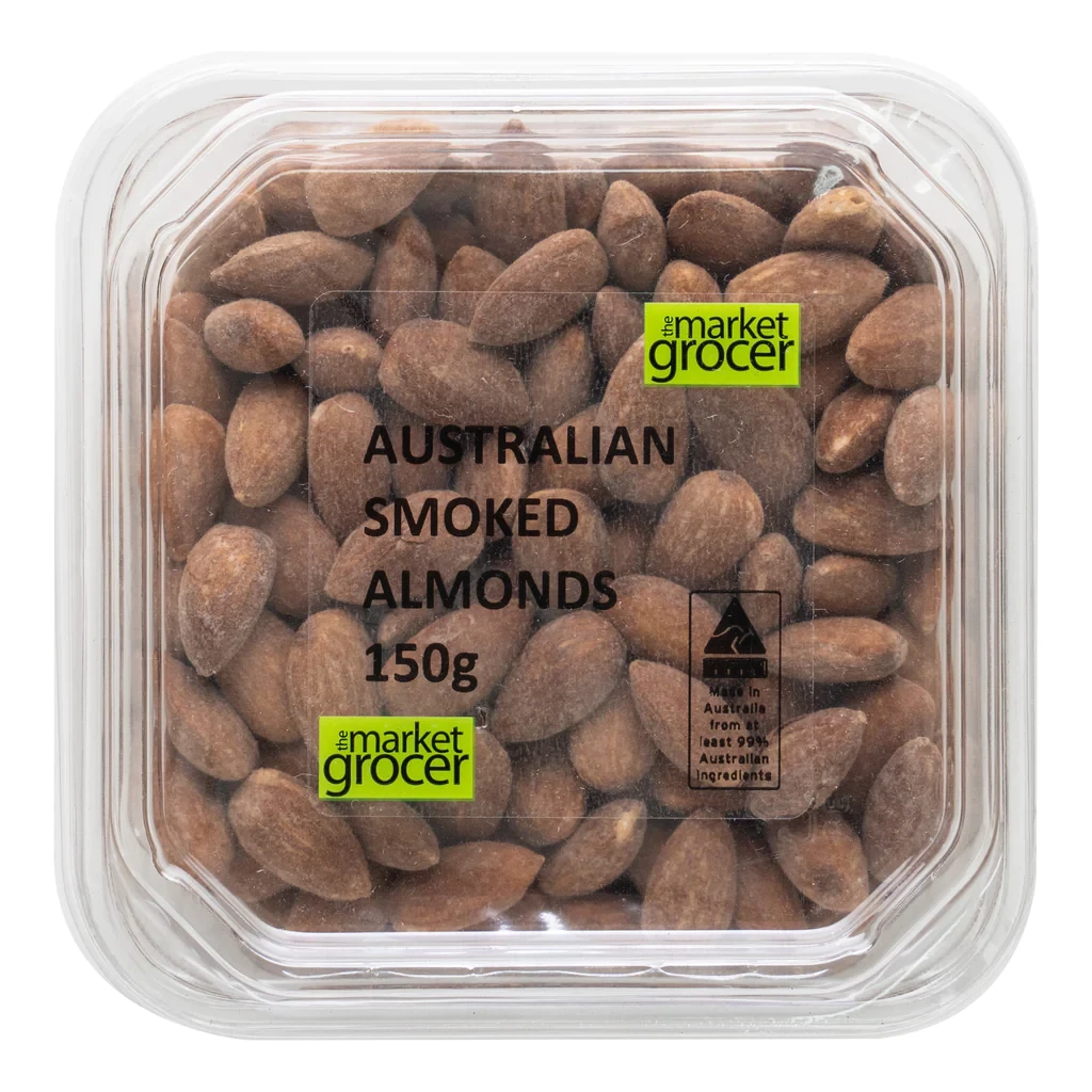 THE MARKET GROCER ALMONDS SMOKED 150G