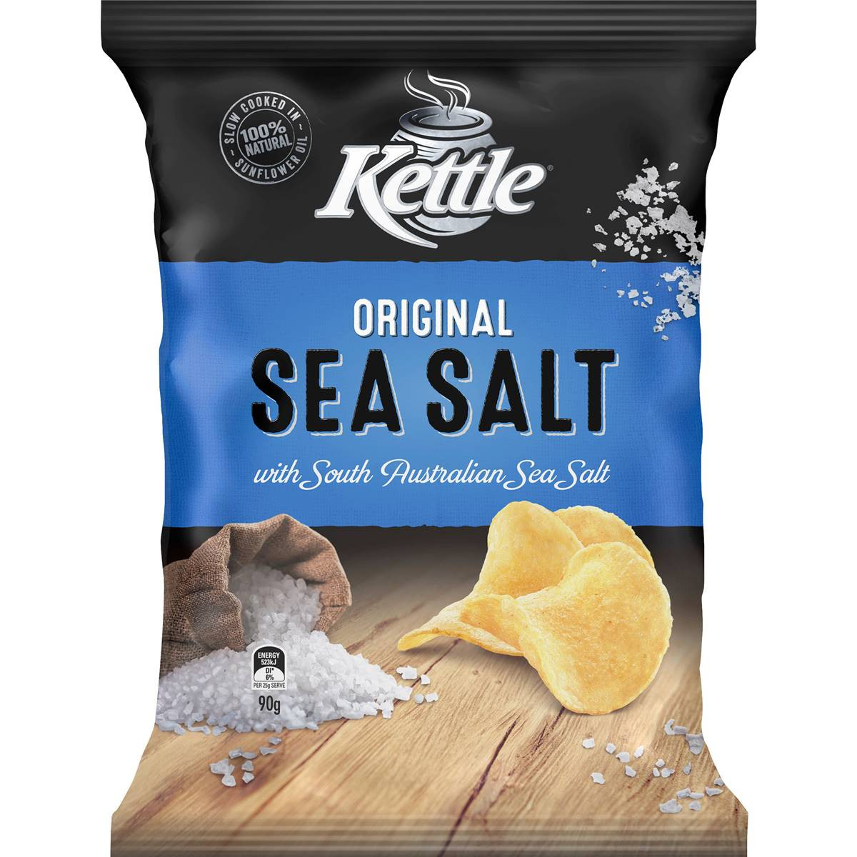 Kettle Sea Salt Chips 90g