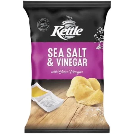 Kettle Salt & Vinegar Chips 90g