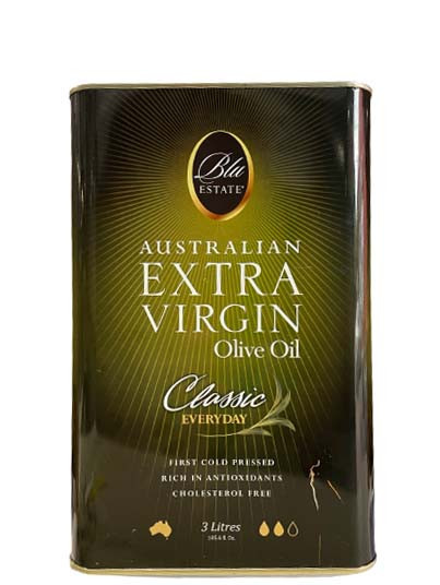 Blu estate extra virgin classic oil 3lit