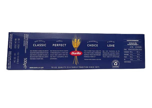 Barilla spaghettini no.3 500g