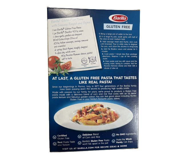 Barilla Penne gluten free 340g