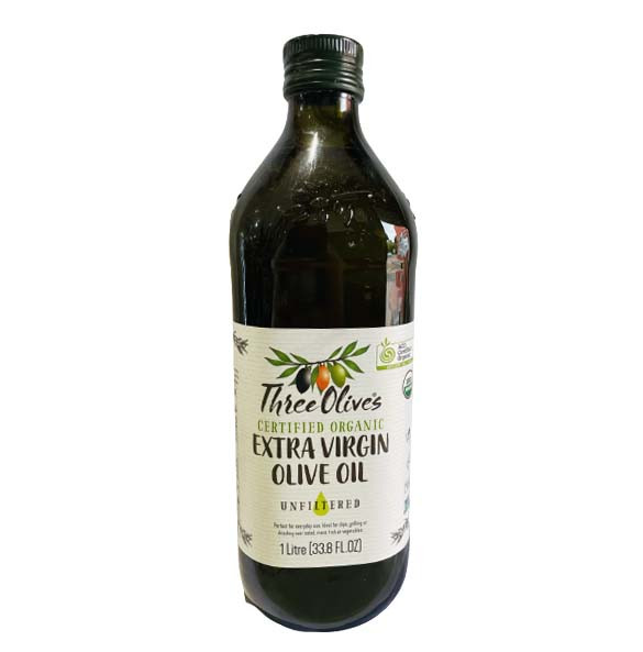 Certified organic extra virgin olive oil