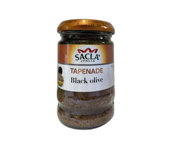 Sacla Black Olive tpenade 190g