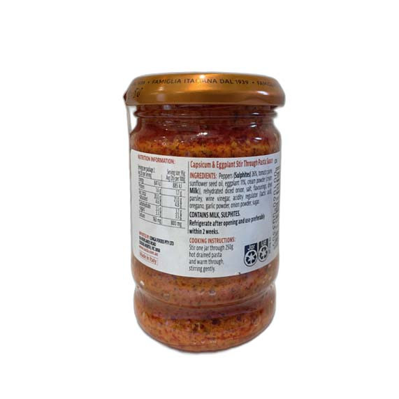 Sacla Stir Through  Capsicum & Eggplant 190g