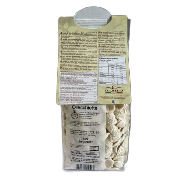 Mammalsa pasta tipica orecchiette