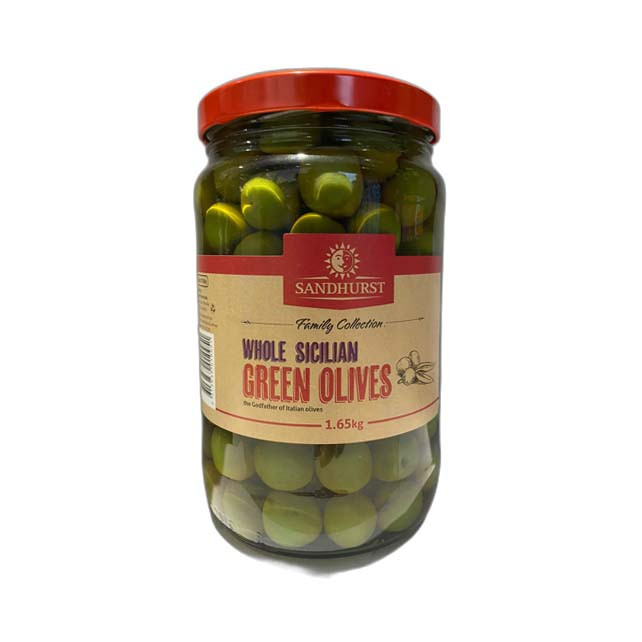 Sand hurst pitted green sicilian olives