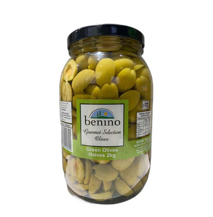Benino green olives halves 2KG