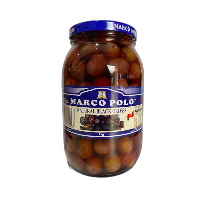 Marcopolo natural black olives