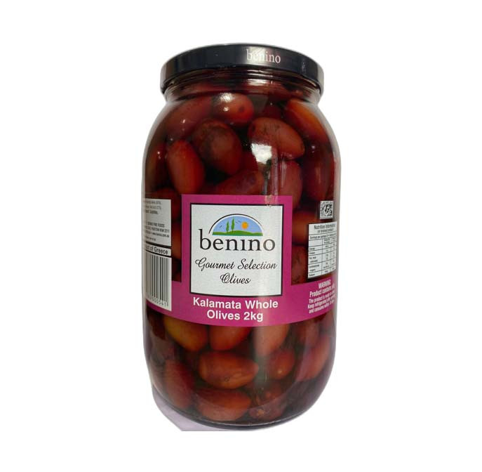 Benino black mammoth olives in brine