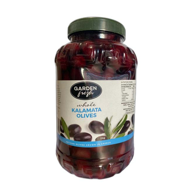 Garden fresh whole kalamata olives