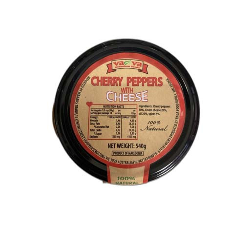 Va-Va cherry peppers with cheese