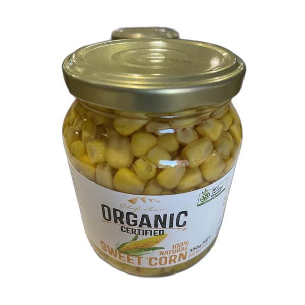 Chef's Choice Organic sweet corn 350g