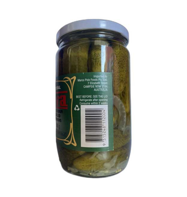 All Natural Sweet Sour Pickled Gherkins