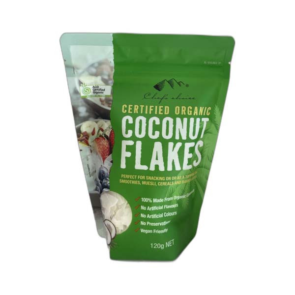 Chef's Choice Certified Organic Coconut Flakes120g