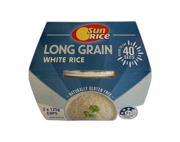 Sun Rice White Rice PACK 250G