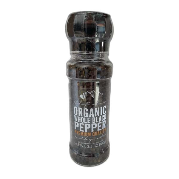 Chef's Choice Organic Whole Black Pepper