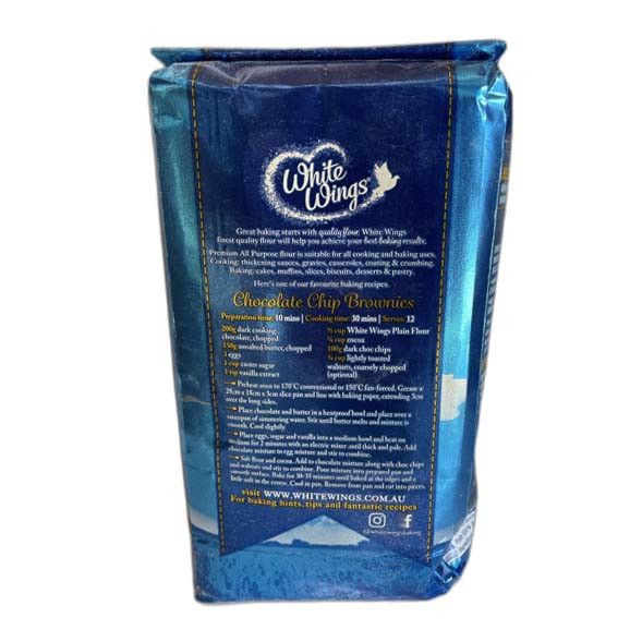 White Wings Premium Wheat Plain Flour 1kg