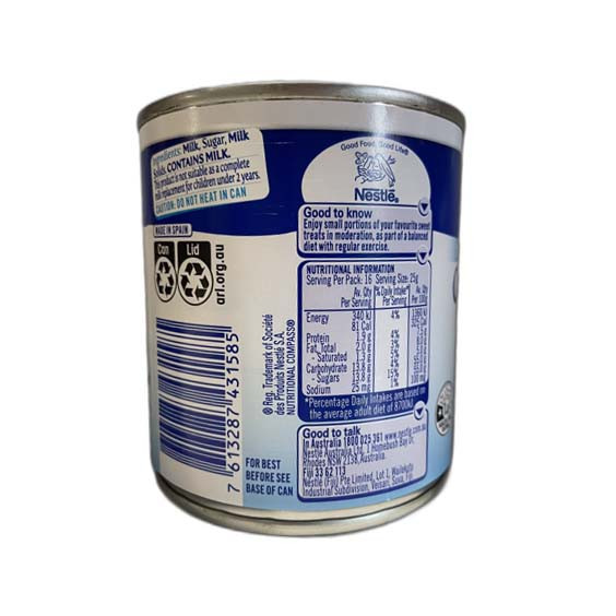 Nestle Condensed Milk 395G