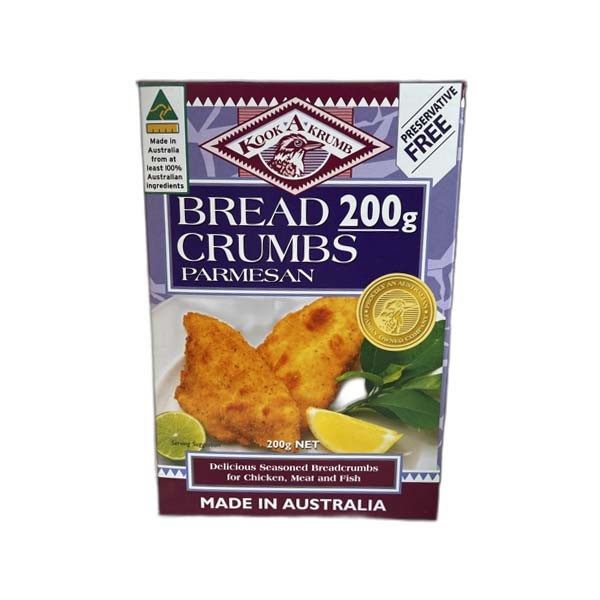 KOOK A KRUMB  Bread Crumbs Parmesan 200G