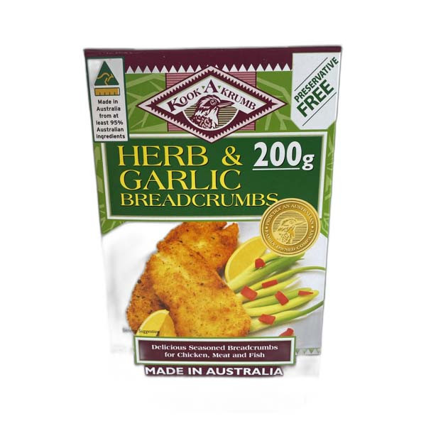 KOOK A KRUMB  Bread Crumbs Herb & Garlic 200G