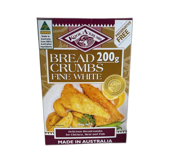 KOOK A KRUMB Bread Crumbs Fine White 200G