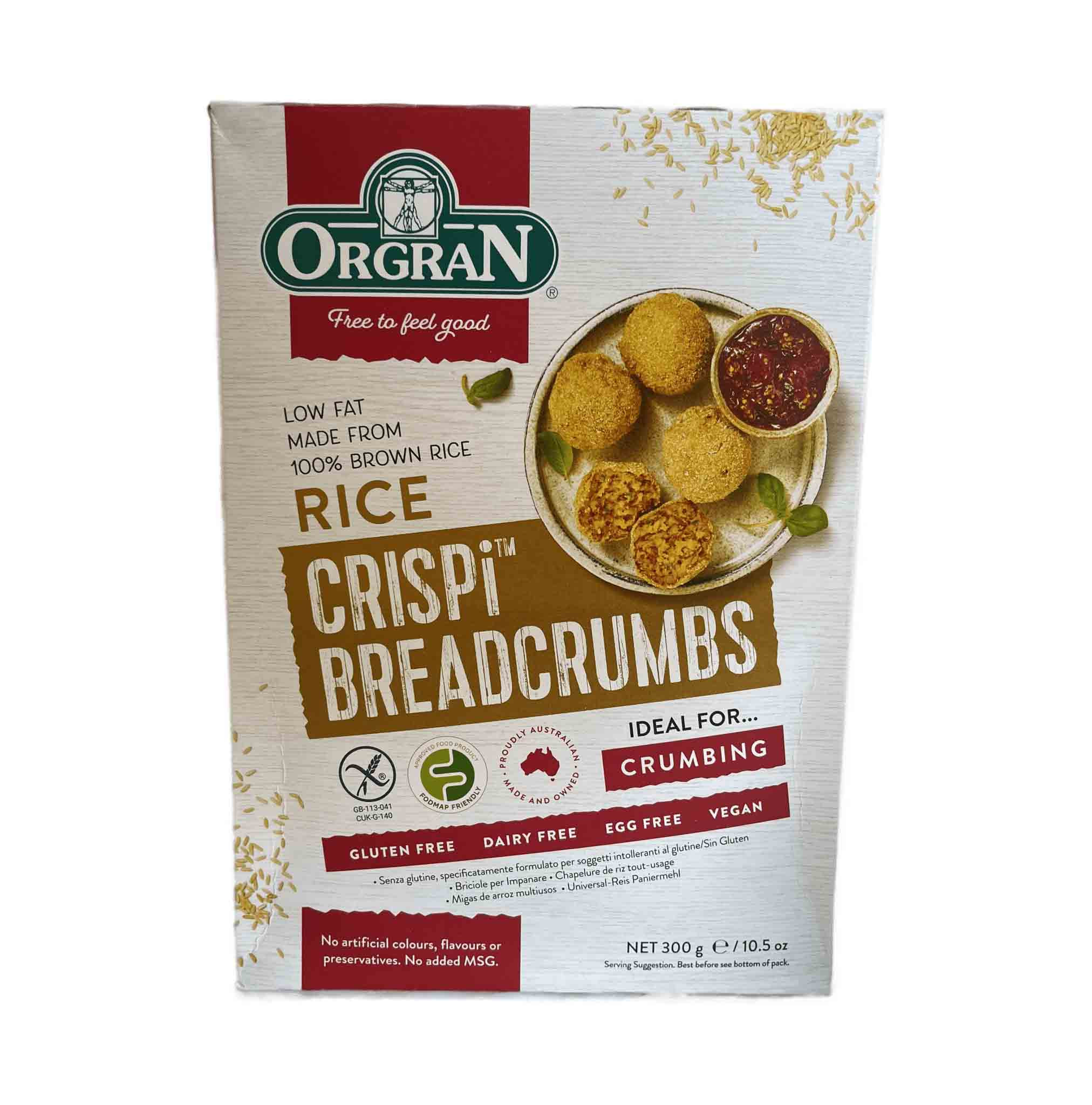 Organ Rice Crisp Breadcrumbs