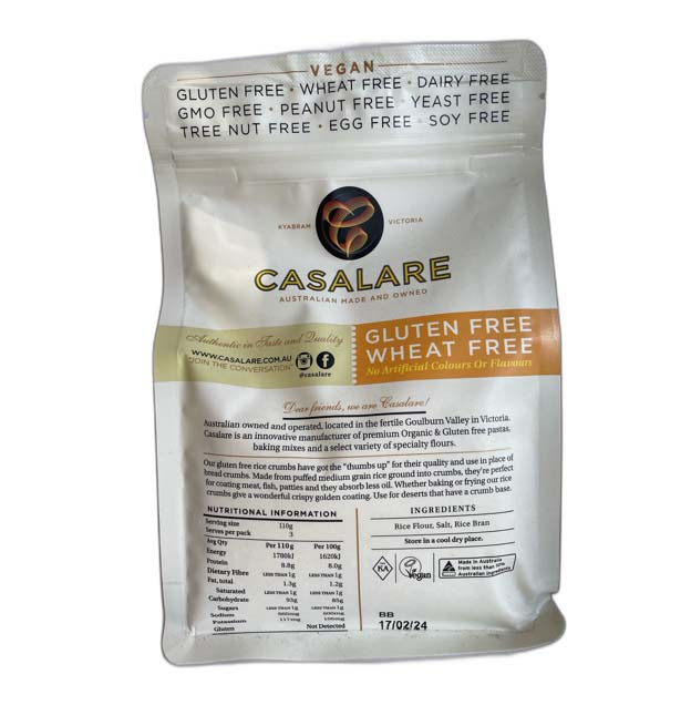 Casalare Rice Crumbs 330G