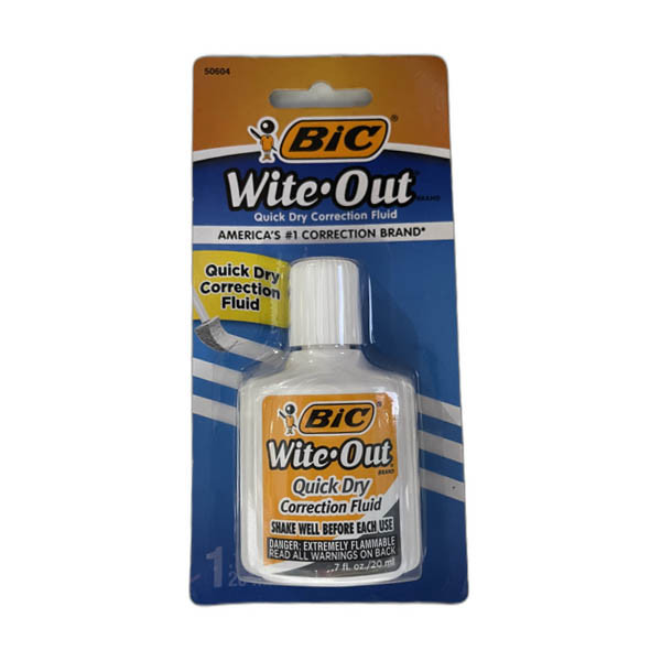 Bic Wite Out Fluid