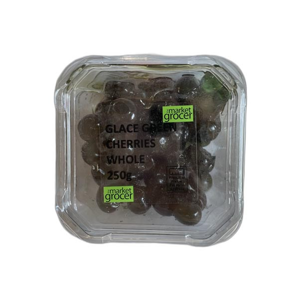 Market Grocer Glace Green Cherries Whole