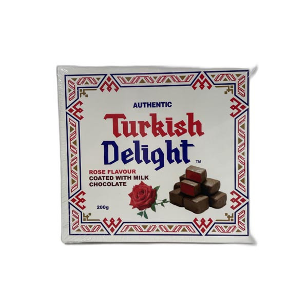 Turkish Delight Coated With Milk Chocolate