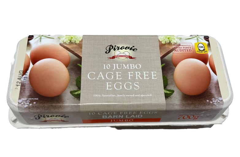 10 Jumbo Cage Free Eggs