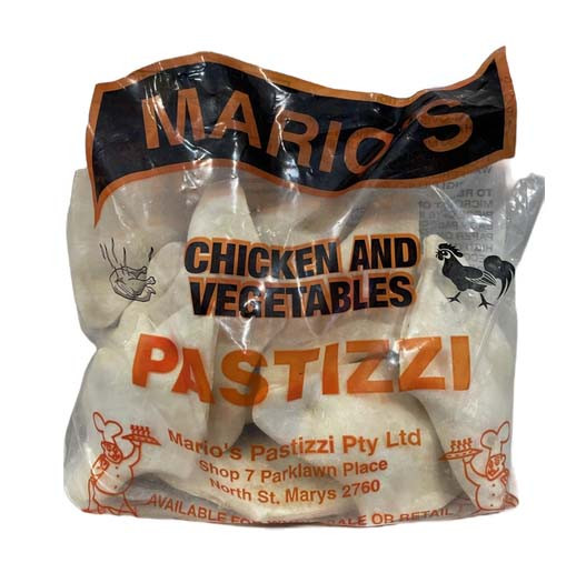 Mario's Chicken & Vegetables Pastizzi