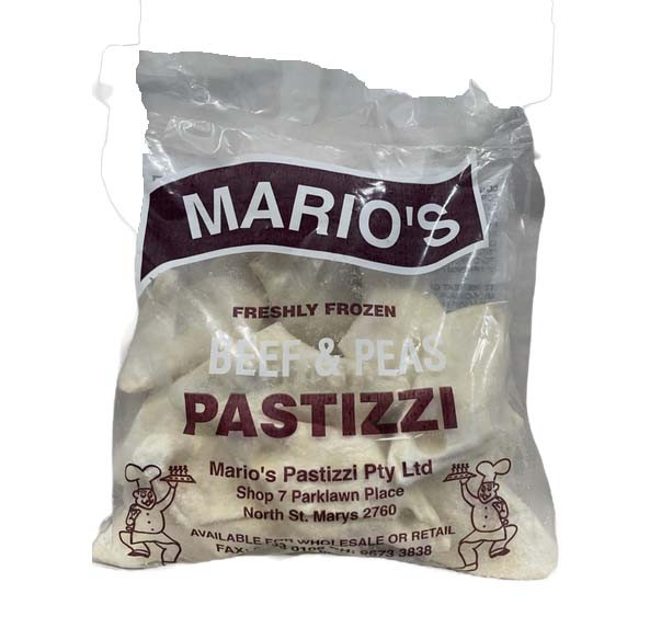 Mario's Beef & Peas Pastizzi