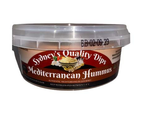 Sydney's Quality Dips Mediterranean Hummus