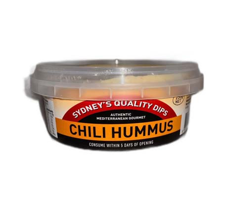 Sydney's Quality Dips Chilli Hummus