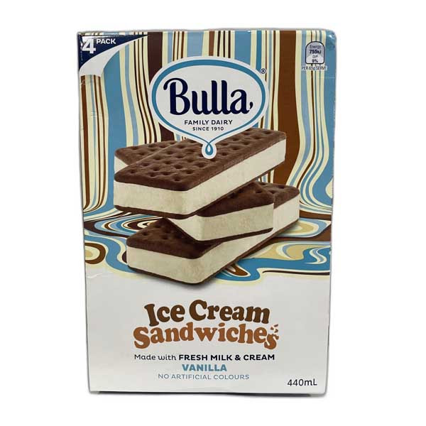 Bullaice Cream  Sandvich