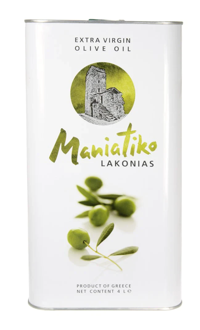 Maniatiko Lakonias Extra Virgin Olive Oil- 4L