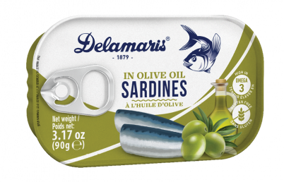 Delmaris Sardines in extra virgin olive oil 90g