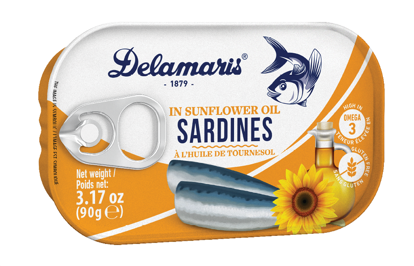 Delmaris Sardines in Sunflower Oil 90g