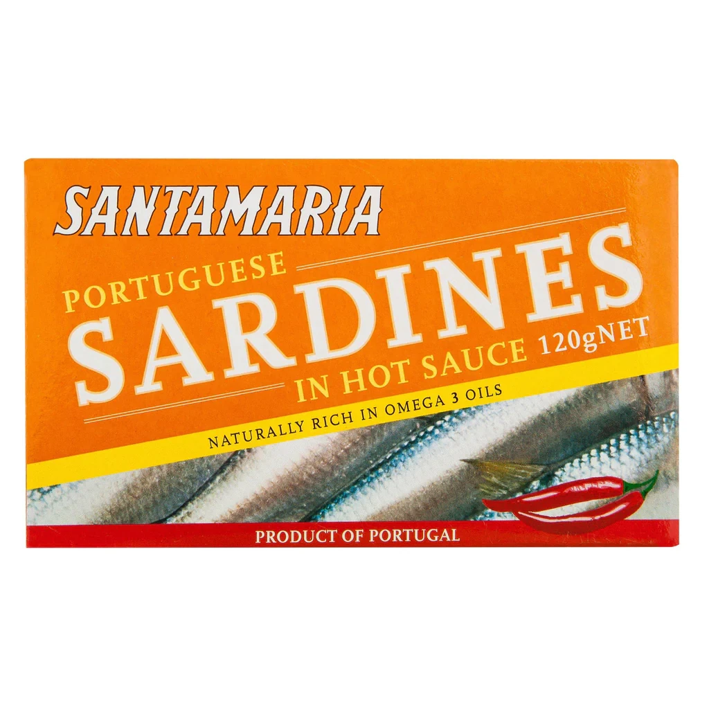 SANTAMARIA  SARDINES IN HOT SAUCE 120G