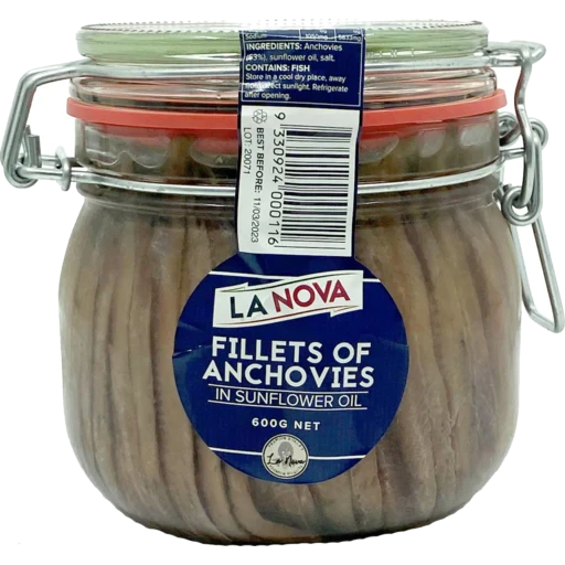 La Nova Fillets Of Anchovies 600g