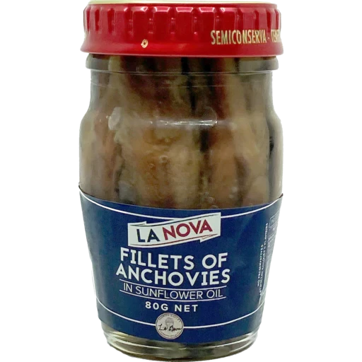 La Nova Fillets Of Anchovies 80g