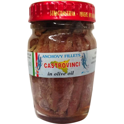 Castrovinci Anchovy Filllets Olive Oil 150g